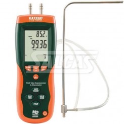 Anemômetro com Tubo de Pitot e Manômetro Diferencial