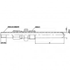Tubo de Proteção Metálico para Termopar