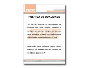 Política de Qualidade Salcas